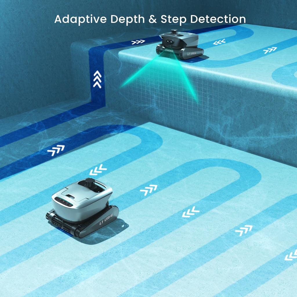 Chasing L1 Ultra Cordless Robotic Pool Cleaner LiDAR AI