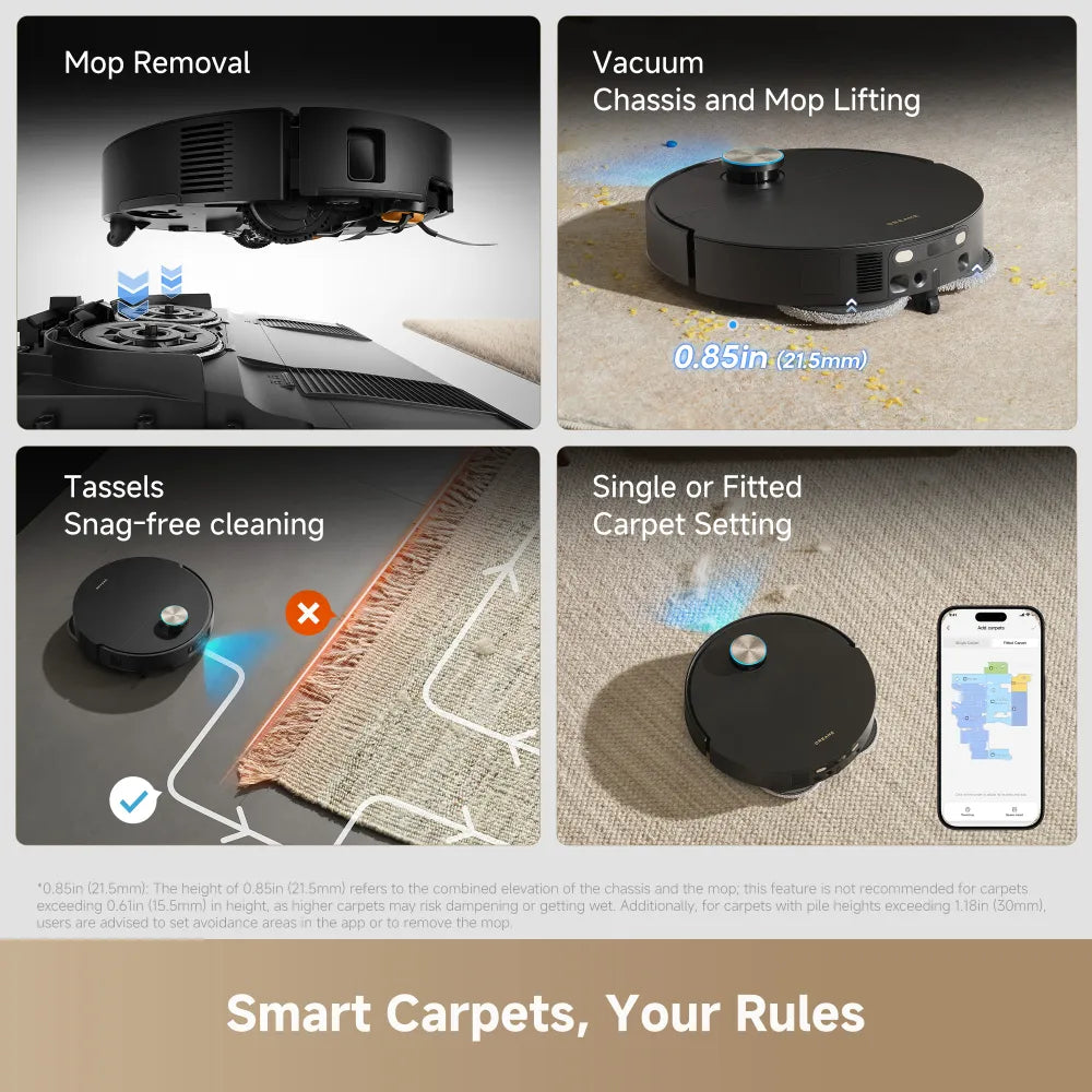 Dreame X60 Max Ultra Complete Robot Vacuum White
